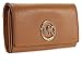 Michael Kors Women's Fulton Carryall Leather Wallet - Acorn