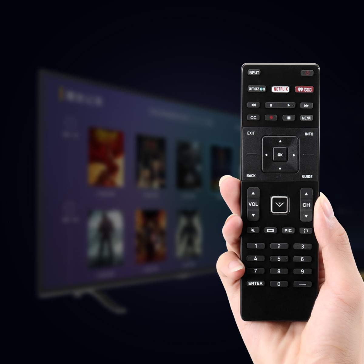 XRT122 Universal Replacement Remote Control for All Vizio E-Series D-Series LED HDTV Smart TV: Home Audio & Theater