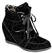 Reneeze BEATA-02 Womens Wedge Sneaker Booties