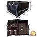 2017 New Luxury Auto Car Trunk Organizer Caddy w/ Pockets & Removable Dividers | Large, Durable, Waterproof, Expandable & Collapsible Travel Storage Bag w/ Metal Handles | 22L x 18W x 12H