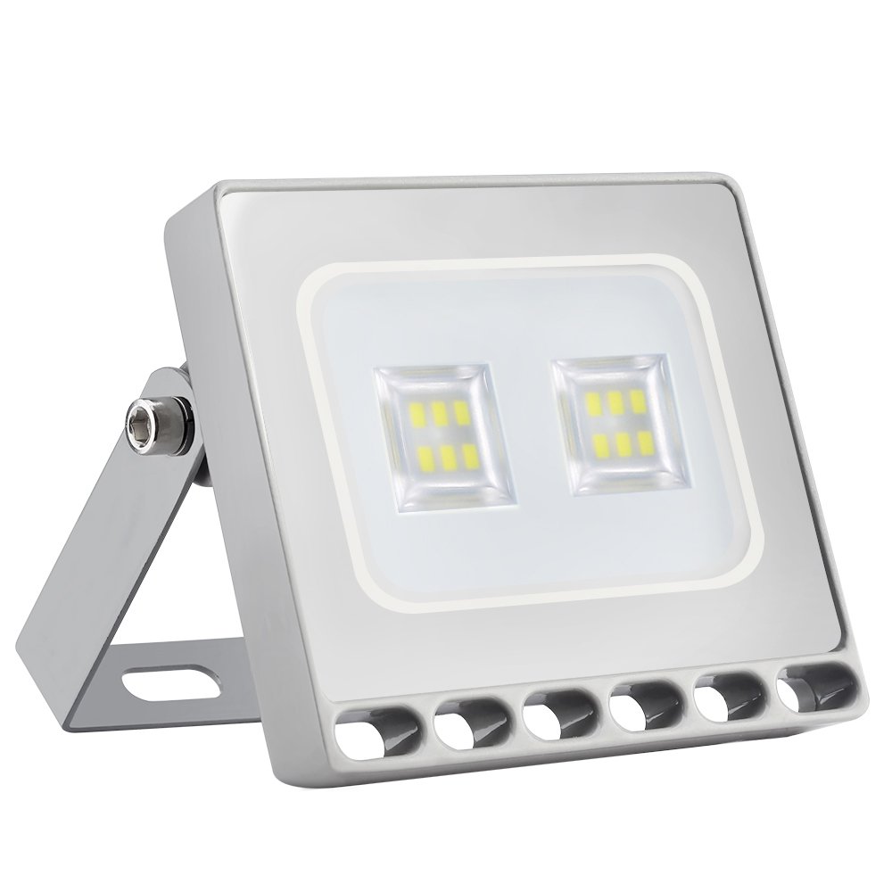 Missbee 10W LED Flood Light, 1100LM 6000-Security
