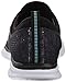 Skechers Sport Women's Glider Deep Space Fashion Sneaker,Black/Aqua,10 M US