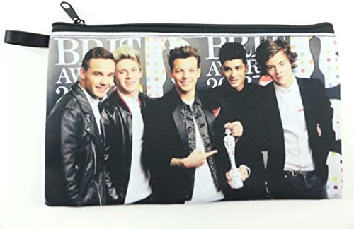 One Direction BIG Zipper Pen Pencil /Cosmetic Makeup Case Bag Pouch Stationery ONE-017