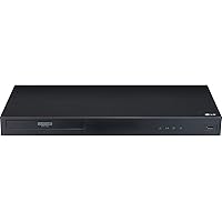 LG UBK80 4K Ultra-HD Blu-ray Disc Player with HDR Compatibility, 4K Ultra HD Blu-ray Disc Playback, Traditional DVD Playback,
