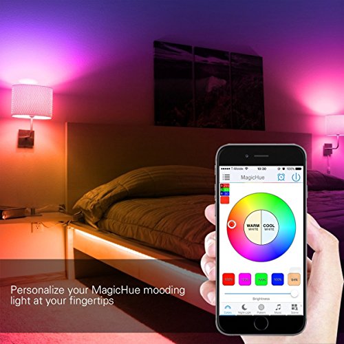 image for Magic Hue Bluetooth Speaker Bulb - Multicolored Disco Music Party Ligh