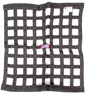 RJS SAFETY 24 in Square Black Window Net P/N 10000601