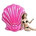 LetsFunny Shell Pool Floats,Outdoor Swimming Pool Party Lounge Raft Decorations Toys Games Float with Rapid Valves for Adult and Kids,60