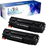 LxTek Compatible Toner Cartridge Replacement Set For HP CF283A 83A (2 Black) For use in HP LaserJet Pro MFP M201dw M201n M125a M125nw M127fn M127fw M225dn M225dw Printer