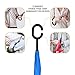 Rainlax Inverted Umbrella Double Layer Windproof Anti UV Protection Umbrellas for Car Rain Outdoor with C-Shaped Handle(Sky Blue)