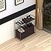 Simple Houseware 3-Tier Closet Storage with 2 Drawers, Brown