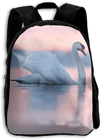 Girls Elegant Swans Pink Lady Popular Printing Toddler Pre School Backpack Bags Lightweight