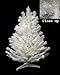 2' Pre-Lit LED Snow White Artificial Christmas Tree - Candlelight Clear Lights