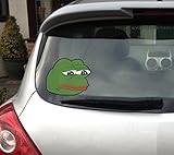 Rare Sad Pepe car window vinyl decal 4chan meme