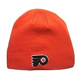 Zephyr NHL Philadelphia Flyers Men's Edge Knit Beanie, One Size, Orange