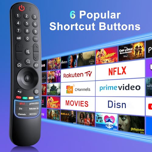 Universal for LG SmartTV Remote Control Magic Remote Control for LG OLED QNED NanoCell 4K Smart Television (No Voice or Pointer)