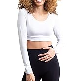 HT HALFTEE Long Sleeve Layering Tee - Demi Cami for Women & Teens | Cute Crop Top.