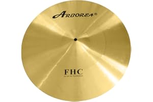 Arborea 18 Inch Crash Cymbal FHC Traditional Finish Pure Brass Drum Cymbal (18"Crash)