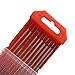 TIG Welding Tungsten Electrodes 2% Thoriated Red Tig Tungsten Assorted, 5PCS 3/32