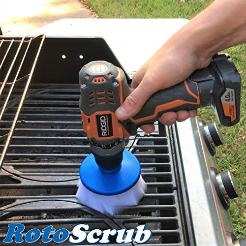 RotoScrub 10Pc AllinOne Home Cleaning Drill Accessory Combo Kit