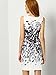 ROMWE Women's Sleeveless Floral Print Bodycon Cocktail Party Dress