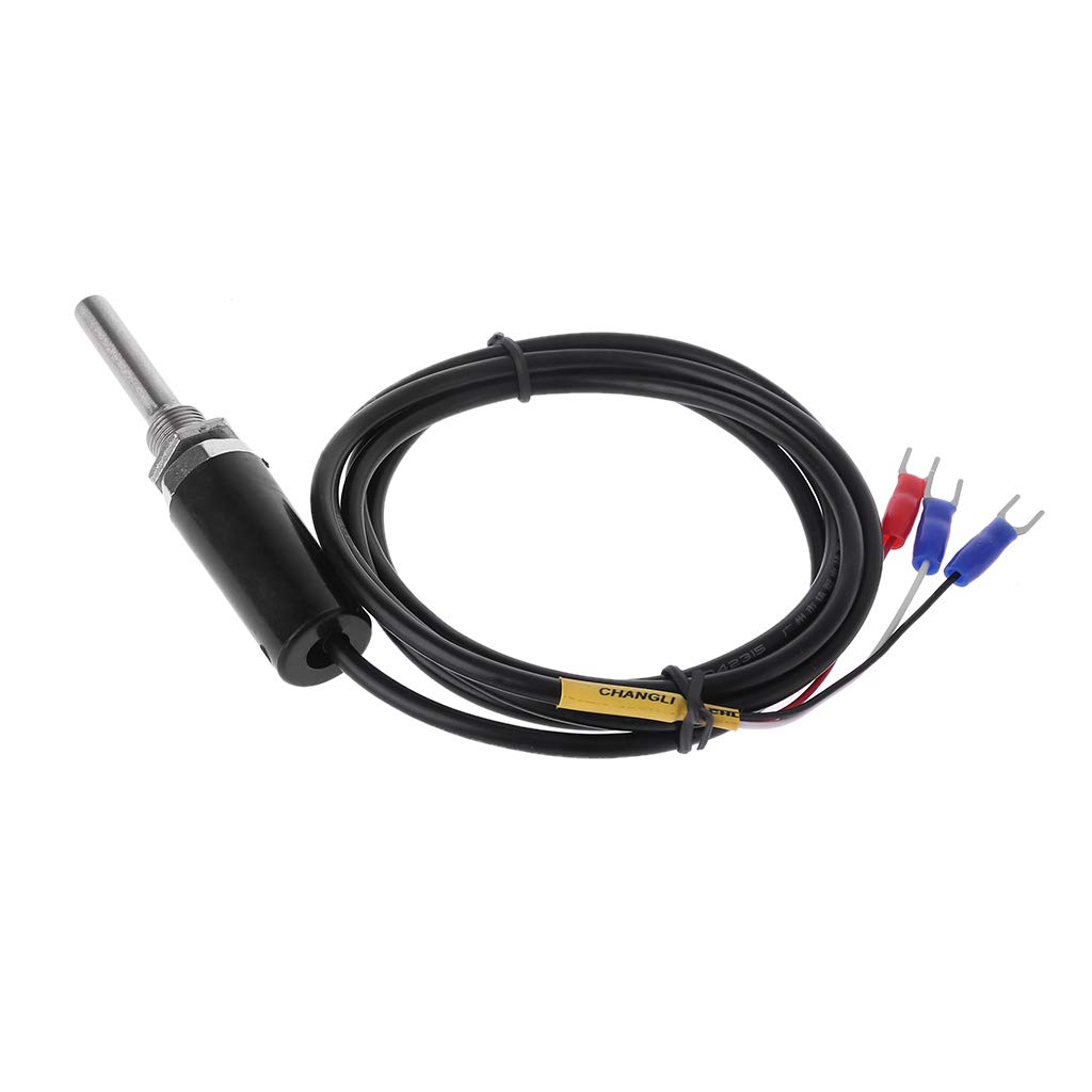 Sonda PT100 Termocoppia 1/2&Prime; NPT &ndash; Sensore Temperatura -200~420&deg;C 8mm Inox 201