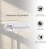 Lmytdo Door Lock Bolts Security Slide Latch 3 Inch Matte Black White view 4