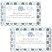 Blue Elephant Diaper Raffle Tickets - 25 Pack - Fun Baby Shower Game for Boys - Diaper Raffle Invitation Insert Cards for Prizes