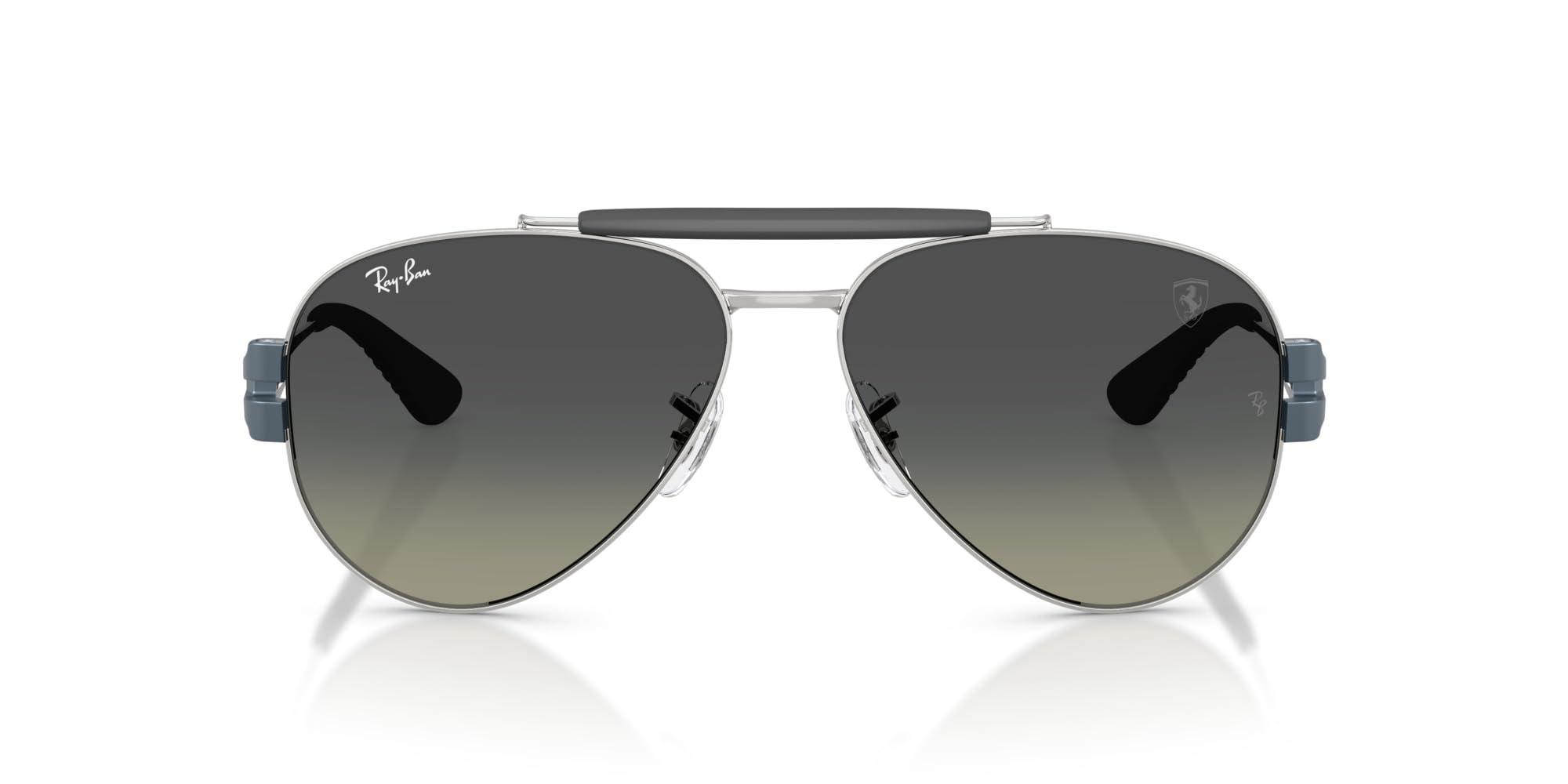 Ray-Ban RB3762M Sunglasses, Silver/Grey Gradient, 58 mm