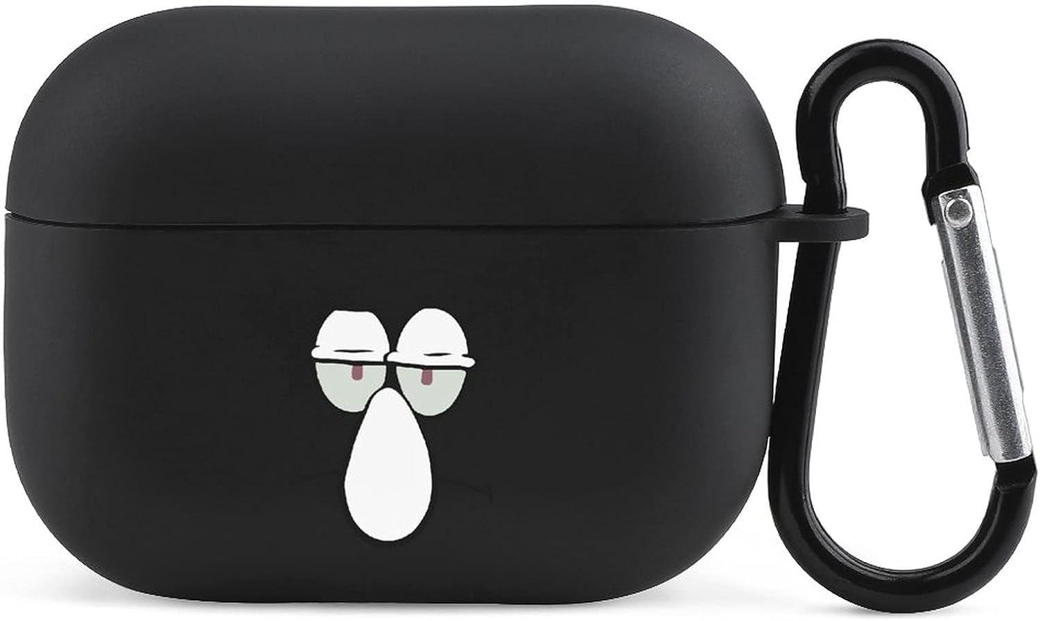 Amazon Airpods Proケース Airpods Pro対応ケース スポンジ ボブ キャラ イカルド フェイス イラスト Airpods Pro保護カバー 互換性がある 兼用ケース カラビナ付き エアーポッズプロケース 防水 イヤホンケース Tpu シリコンカバー ワイヤレス充電対応 耐衝撃 落下防止