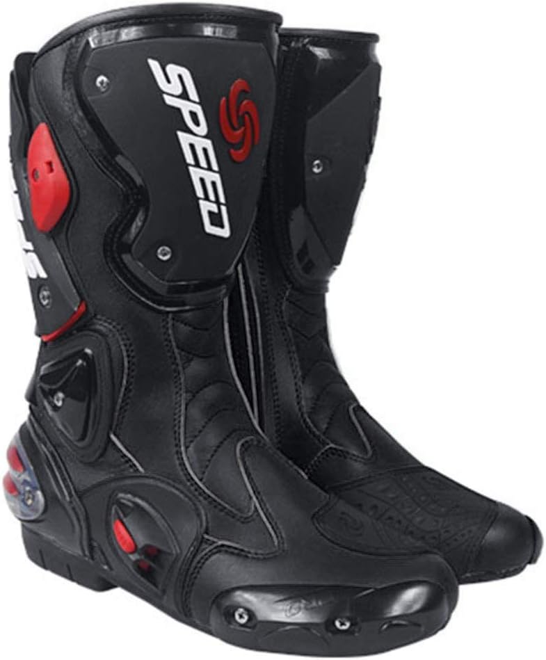 Power Gear Motorsports NEW Men's Motorcycle Racing Boots Black