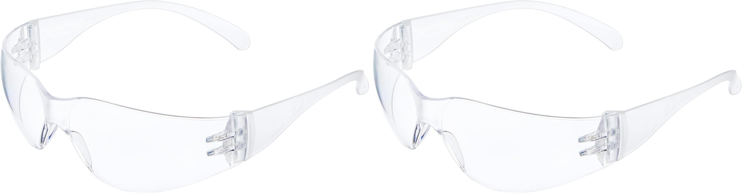 3M Virtua Safety Glasses, Anti-Scratch, Clear Lens, 71500-00001 (Pack of 2)
