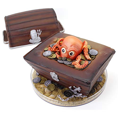 Katy Sue Sea Monster Tentacles Silicone Mold for Cake Decorating, Crafts, Cupcakes, Sugarcraft, Cookies, Candies, Cards and Clay, Food Safe Approved, Made in The UK
