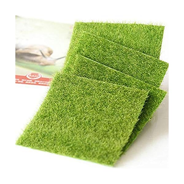 Wohlstand 2 Pcs Künstliche Rasen Gras Miniatur Garten Verzierung Kunstrasen Künstliche Rasen Simulation Mikro Landschaft… – Bild 5