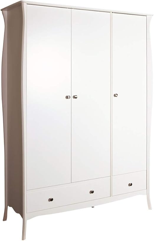 Amazon De Steens Baroque Kleiderschrank 3 Turig Mit Schubladen 3761070058000f