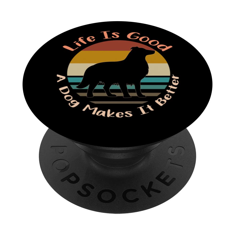 Border Collie Dog Breed PopSockets Swappable PopGrip