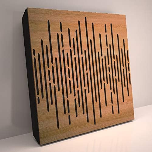(4 Pack) Sound AbsorptionDiffuse Acoustic Panel «Wave» for rec.studio
