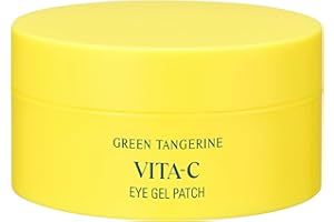 Goodal Green Tangerine Vitamin C Moisturizing Eye Patch | 5-minute, Hydrating Gel Patch (60 sheets) (2022 Ver.)