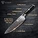 LEVINCHY 4.5 inch Damascus Steak Knife Set 4 Pieces, Professional Japanese Damascus Stainless Steel with PAKKA Wood Handle, Superb Edge Retention, Stain & Corrosion Resistant
