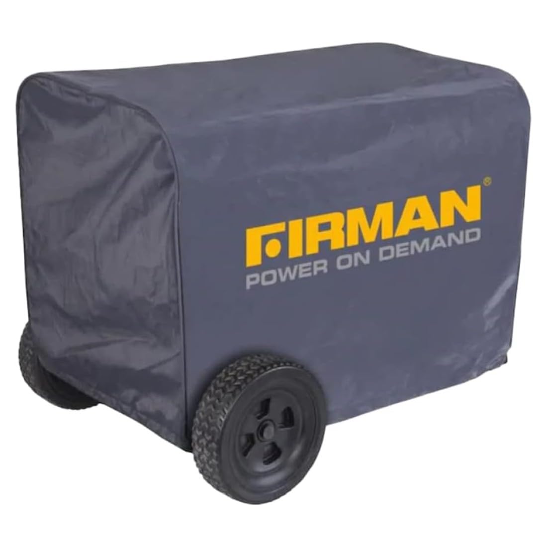 FIRMAN 1009 Large Size Portable Generator Cover - Heavy Duty, Waterproof, Double Insulated Protector for 5000 to 10000 Watt Generators - Durable Vinyl, Drawstring Closure & Secure Pull Cord