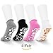 HONGJING Yoga Socks - Non-Slip with Grips Comfortable and Durable, Perfect for Yoga