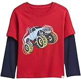 GAP Baby Boys' 2-in-1 Knit Graphic Tee