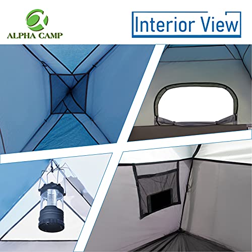 ALPHA CAMP Instant Cabin Tent 60 Seconds Easy Set Up Dome Camping Tent