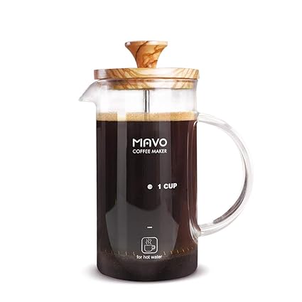  Olive Wood Coffee Pot Glass Pressure Pothome