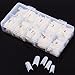500Pcs Clear White Natural French False Acrylic Nail Art Tips UV Gel DIY
