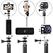 MWAY Selfie Stick 2 in 1 Portable Phone Tripod Camera Stand with Remote Control and Universal Phone Holder, Extendabale Monopod for iPhone X/8/7/6, Galaxy Note 8/S8, Gopros, Mini SLR Camera Black