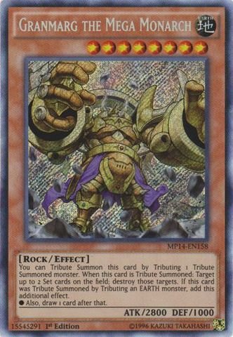 Yu-Gi-Oh! - Granmarg the Mega Monarch (MP14-EN158) - Mega Pack 2014 - 1st Edition - Secret Rare