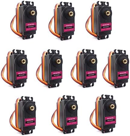 MoPei 10Pcs MG996R Servo Metal Gear Digital Servo for Helicopter JR RC Car Boat Motos