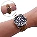 Ritche Leather strap Replacement Watch Bands Straps 22mm-Brown