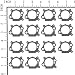 uxcell 15pcs 795629 Carburetor Air Cleaner Gasket Briggs & Stratton 272653 272653S