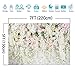 Mehofoto Wedding Backdrop Valentine's Day Pink White Flower Wall Photography Background 7x5ft Vinyl White Flowers Wall Wedding Party Backdrops